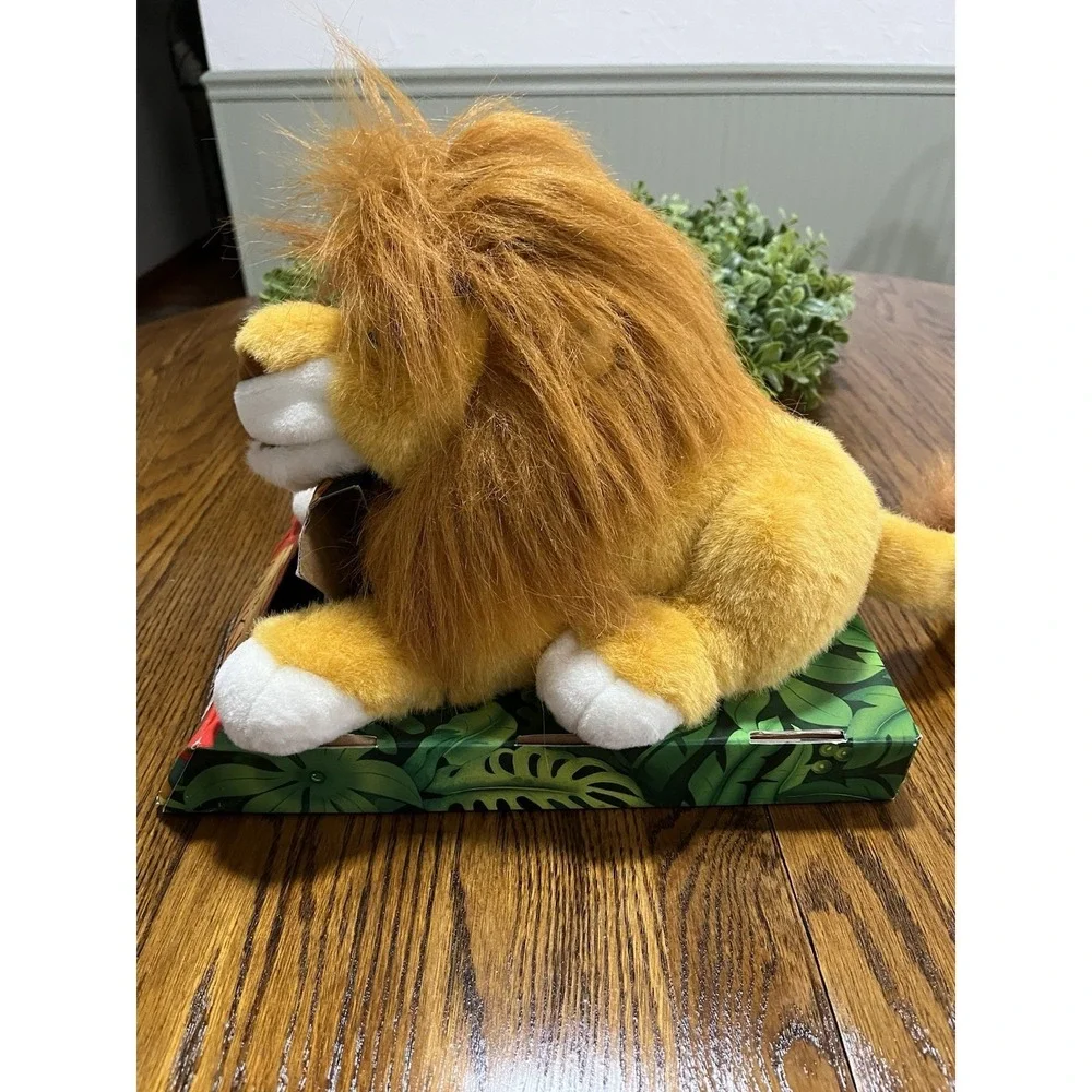 1993 DISNEY THE LION KING ROARING SIMBA STUFFED ANIMAL PLUSH TOY W‎ TAG WORKS